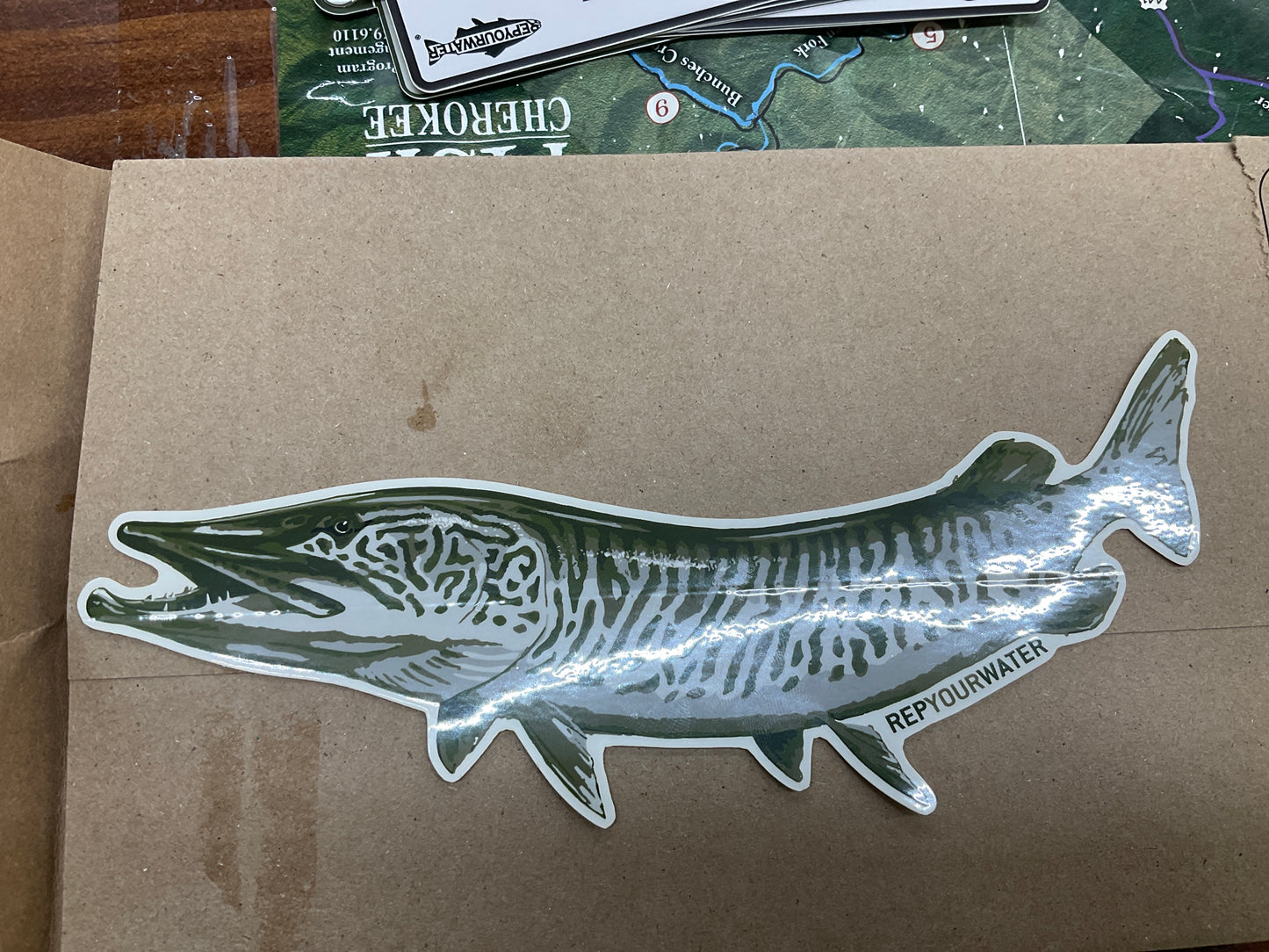 Rep Your Water Sticker Artist Reserve Musky