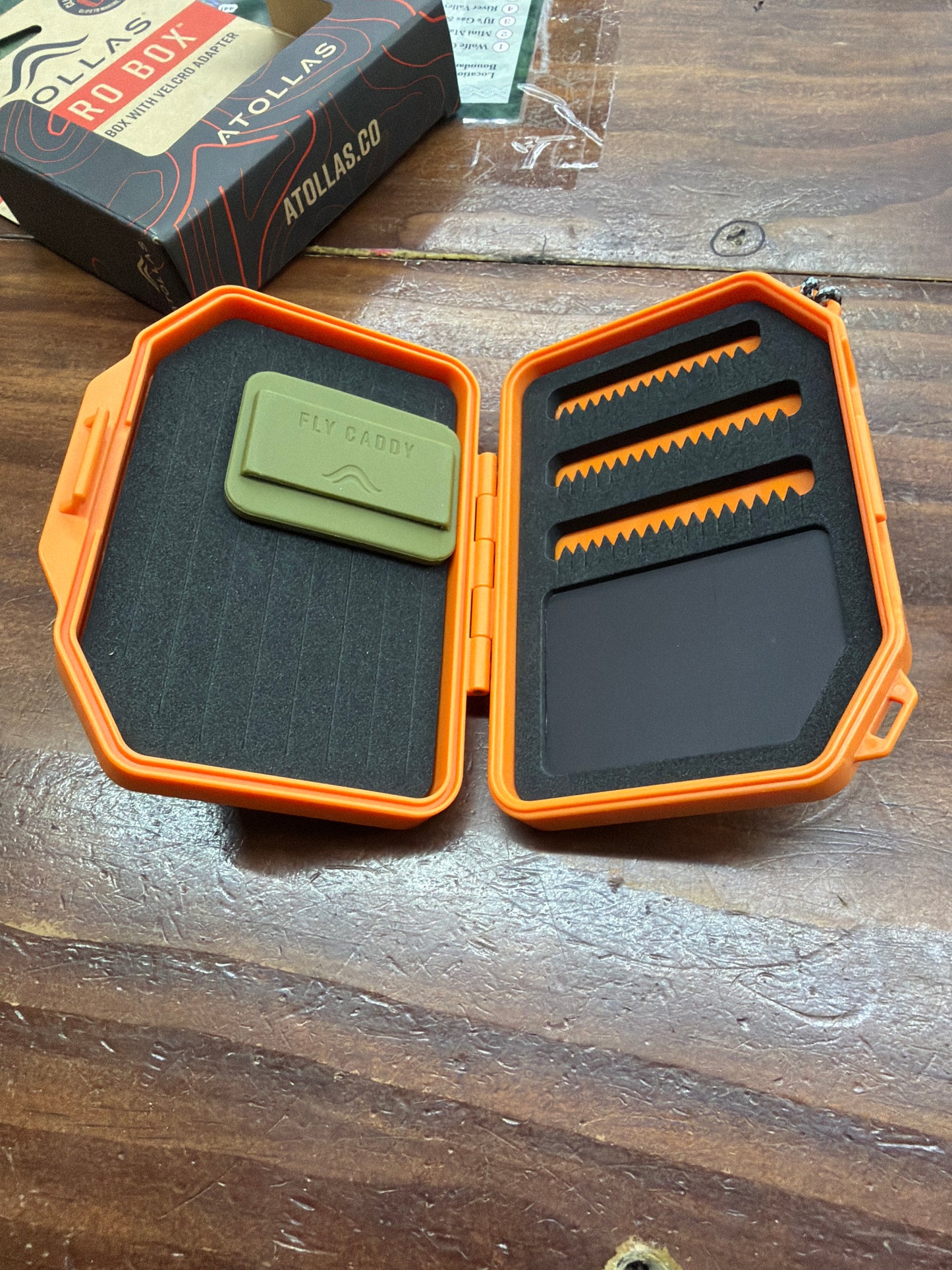 Atollas Micro Fly Box Hot Spot Orange