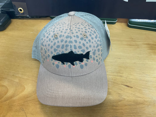 Rep Your Water Hat Standard Fit Brown Trout Flank