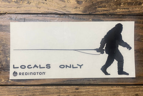 Locals only sticker