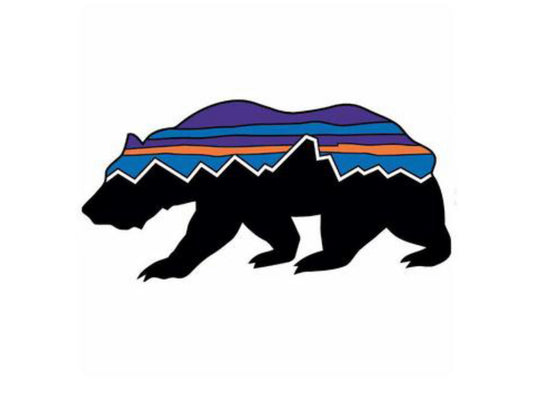 Fitz Roy bear sticker-small