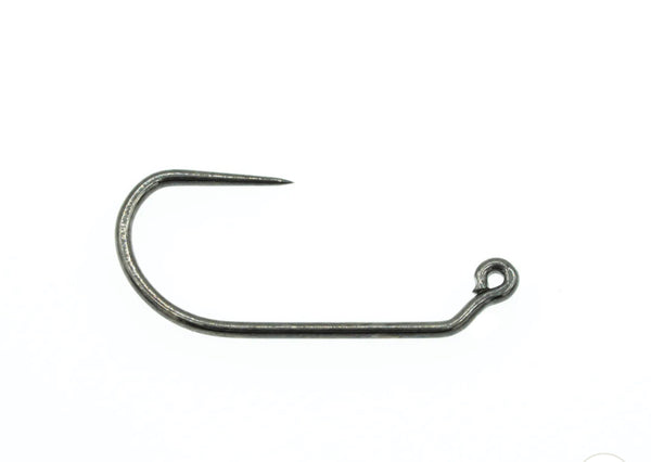 Umpqua U-Series Jig Hooks - Size 18, Barbless, 60-Degree Upturn, Black Nickel, 50 Pack For Fly Tying
