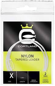 Cortland Nylon Tapered Leader 2 Pack