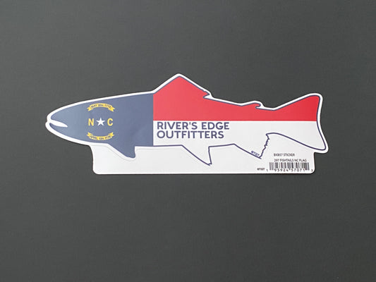 River’s Edge NC State Flag Fish
