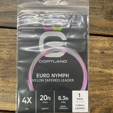 Cortland Euro Nymph nylon tapered leader