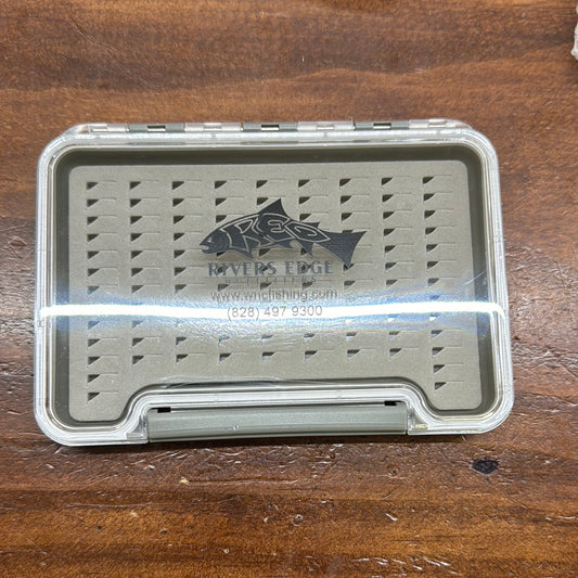 Thin logo fly box