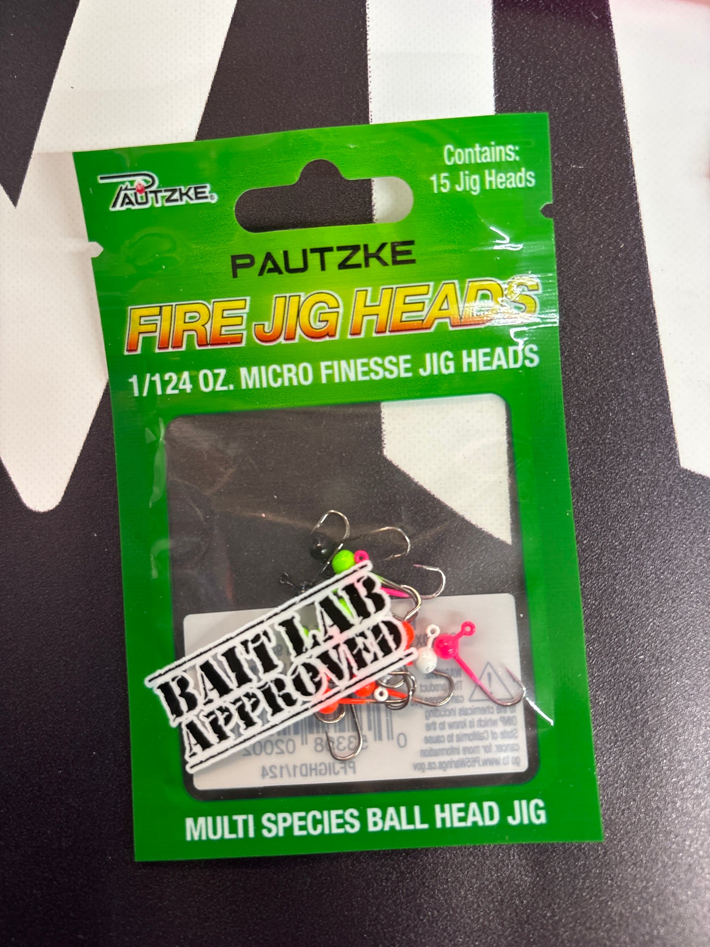 Pautzke - fire jig heads 1/124