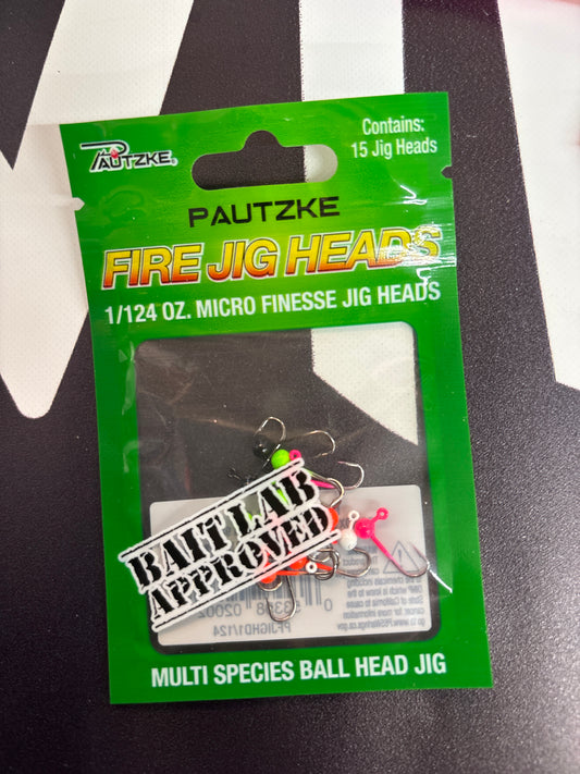 Pautzke - fire jig heads 1/124