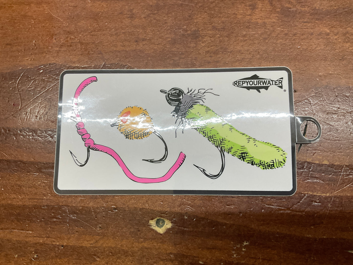 Rep Your Water Sticker Trash Flies