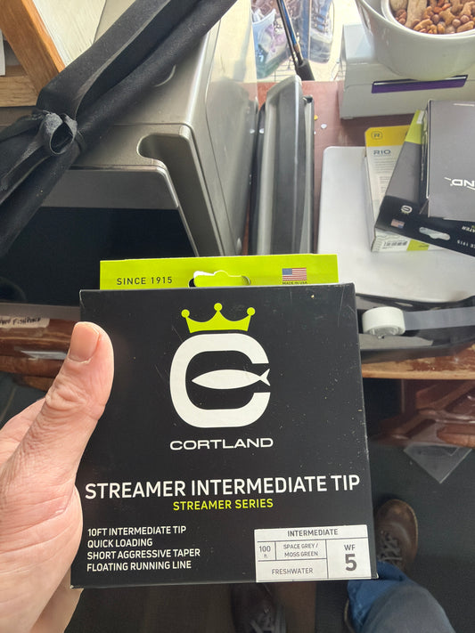 Cortland Streamer intermediate tip fly line