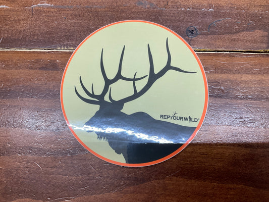 Rep Your Water Sticker Wapiti