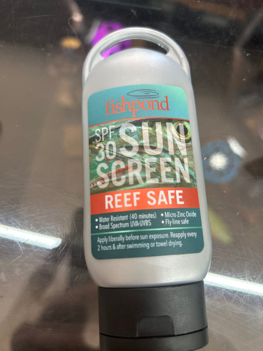 SPF 30 sun screen reef safe