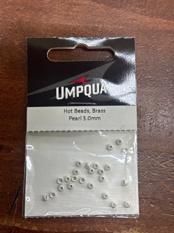 UMPQUA Hot Beads, Brass 3.0mm