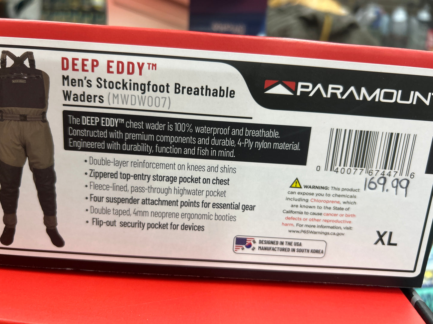 Paramount Deep Eddy waders