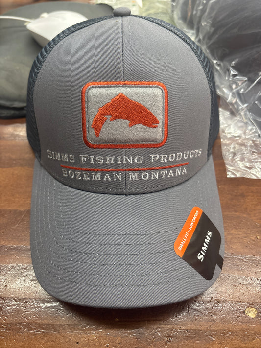 Small fit single haul trucker gunmetal trout