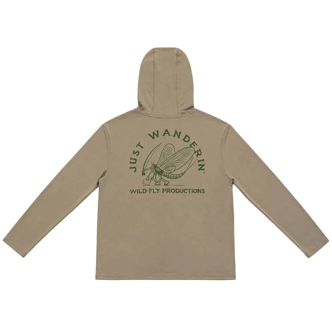 Wild Fly Just Wanderin sun hoodie
