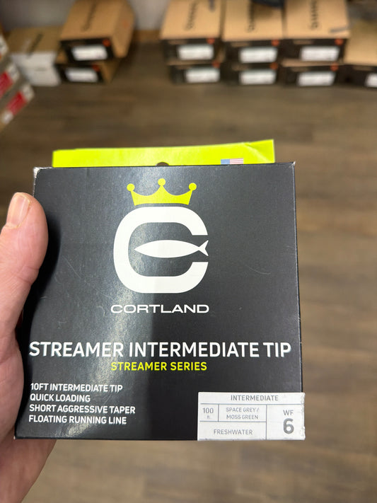 Cortland Streamer Intermediate tip fly line WF6F