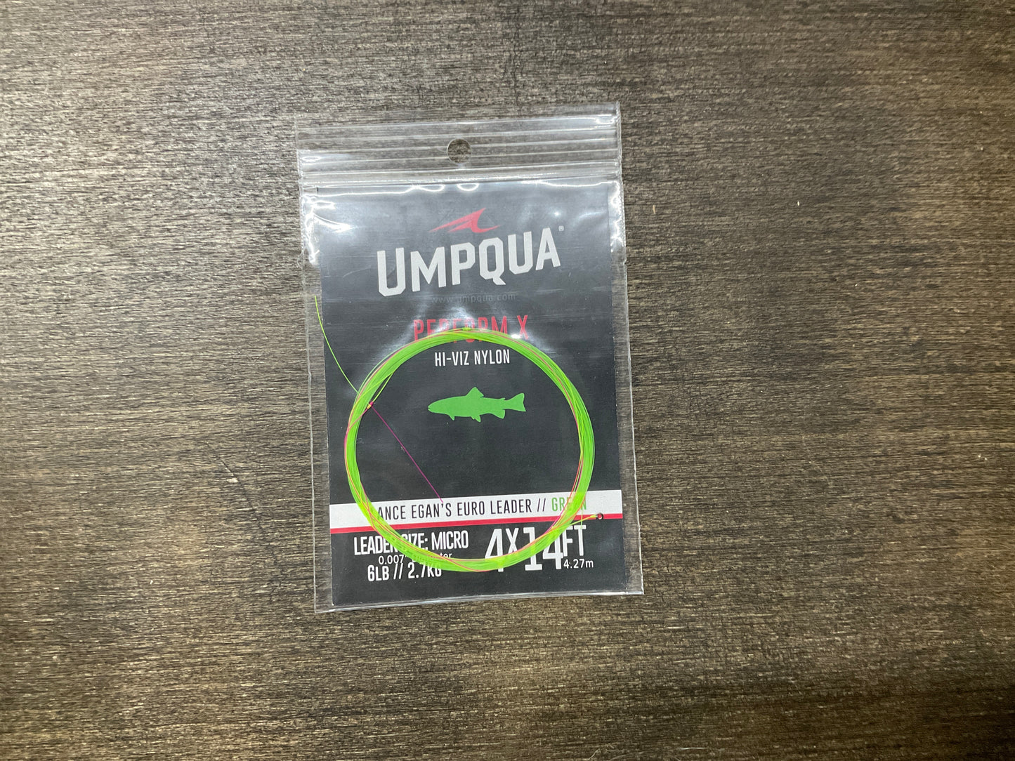 Umpqua Lance Egan euro leader 4x 14ft