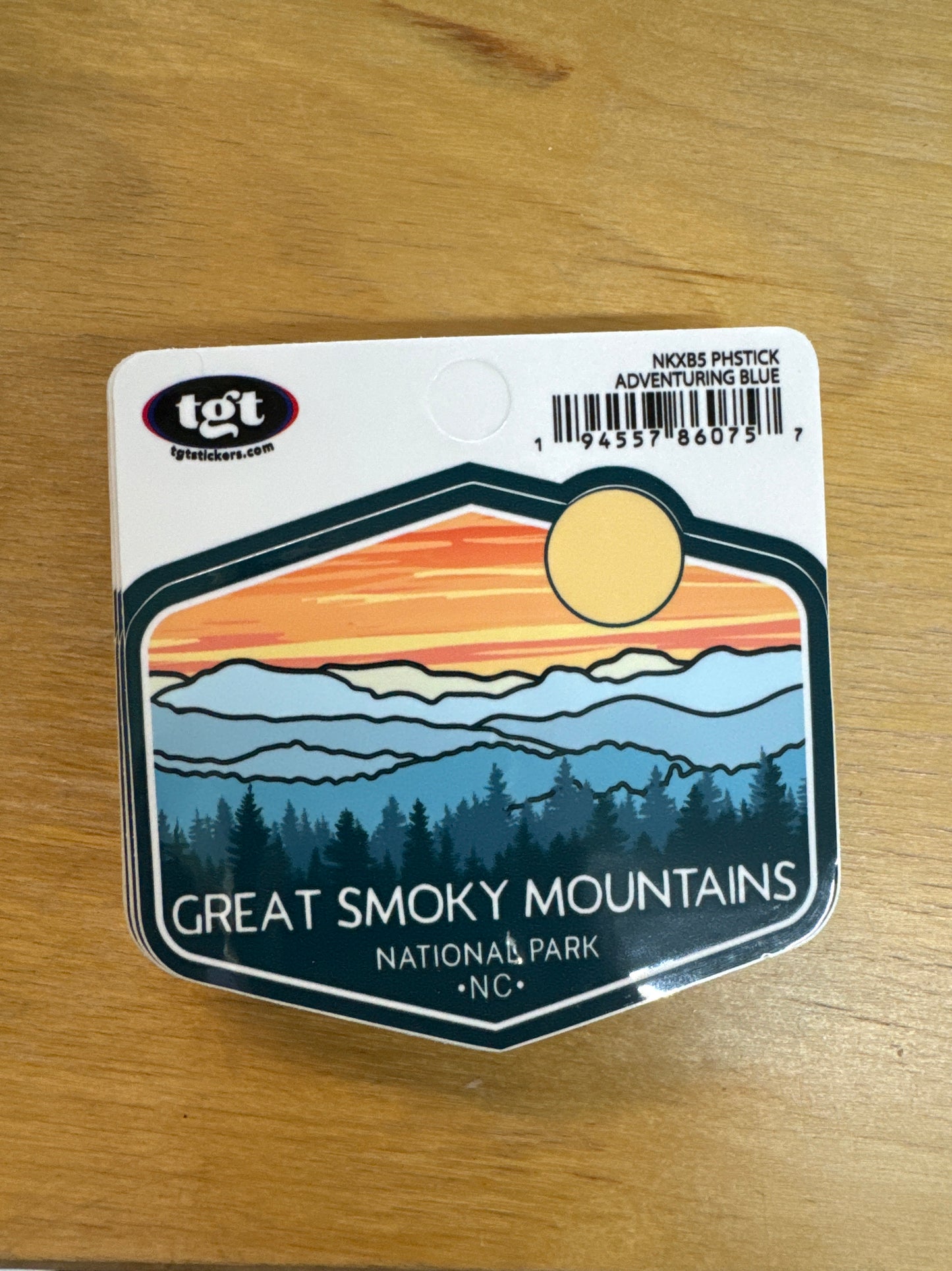 Great Smokey mountains sticker