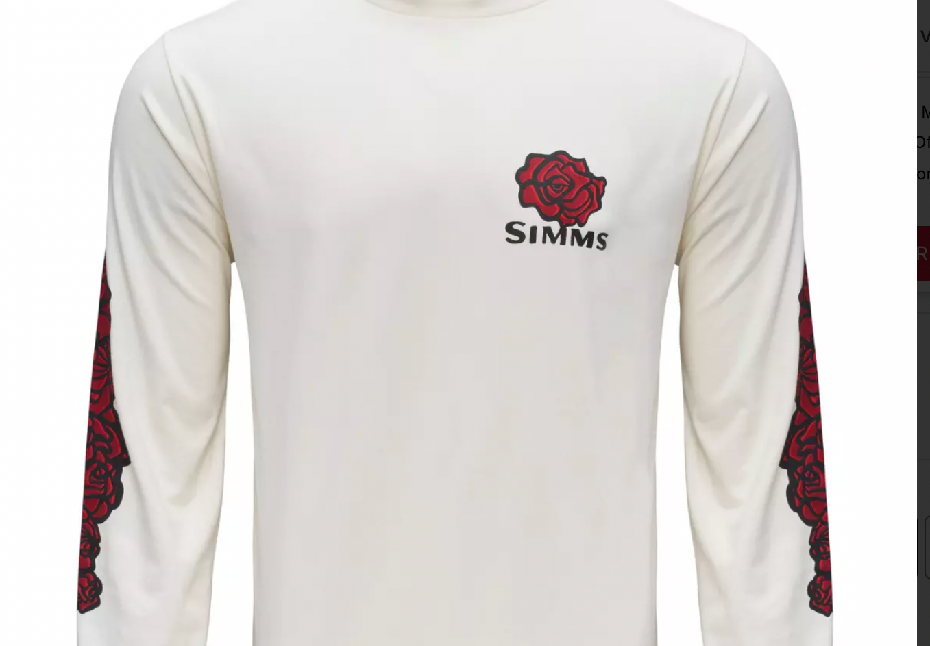 Simms Mens Grateful dead roses shirt