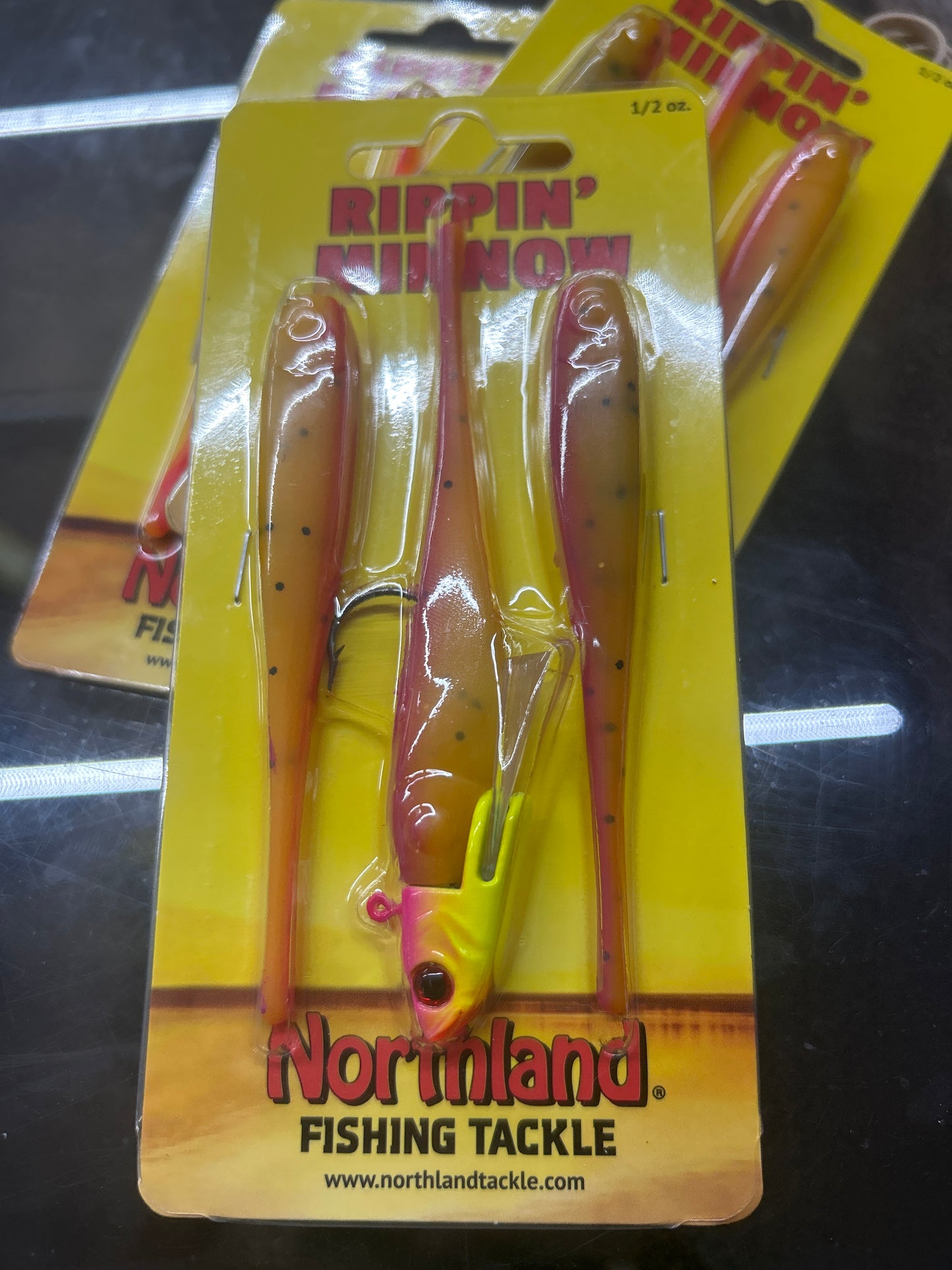 Rippin minnow red and yellow 1/2 oz