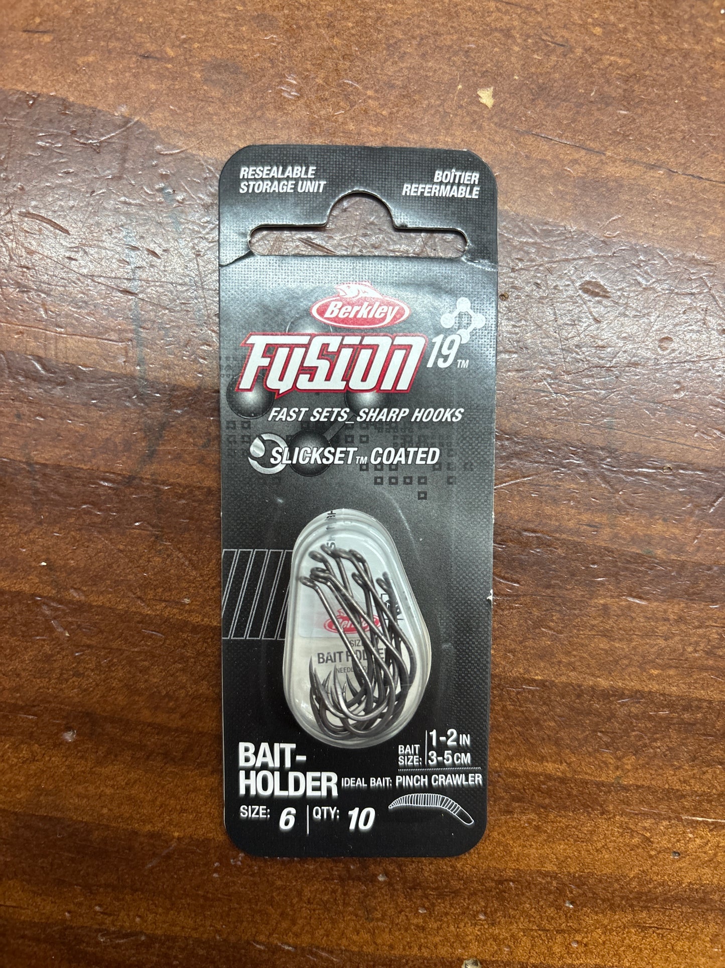 Fusion bait holder hooks