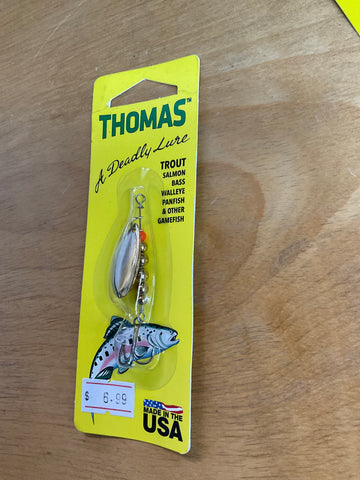 Thomas lure nickel/goldorange