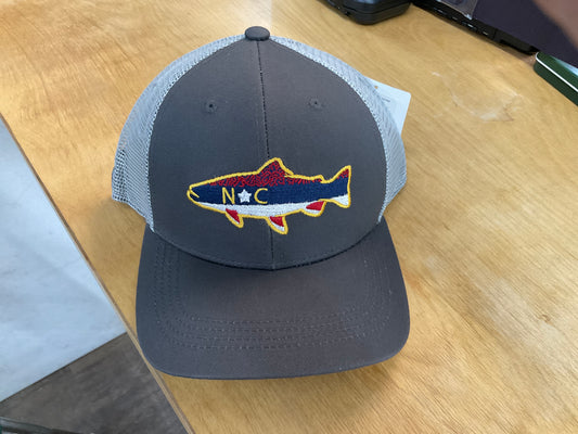 Rep Your Water Hat North Carolina Trout 2.0