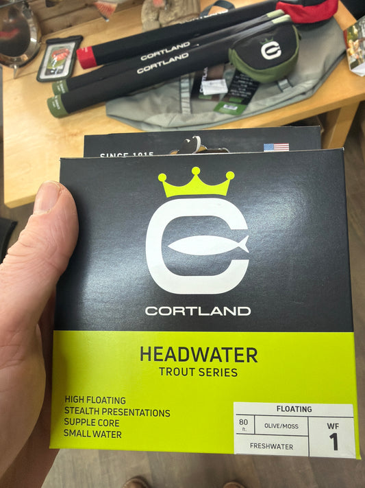 Cortland headwater trout series fly line