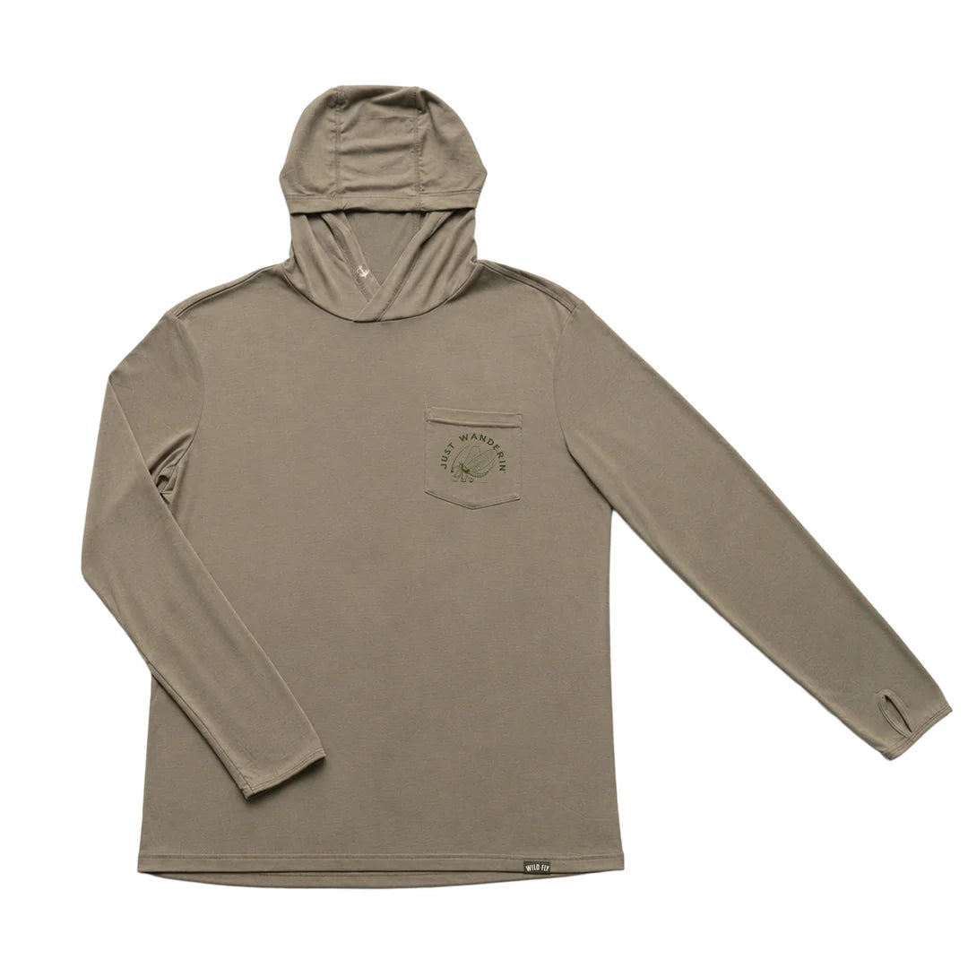 Wild Fly Just Wanderin sun hoodie