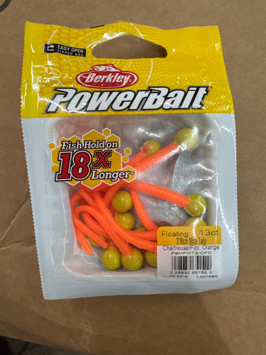 Powerbait chartreuse/orange