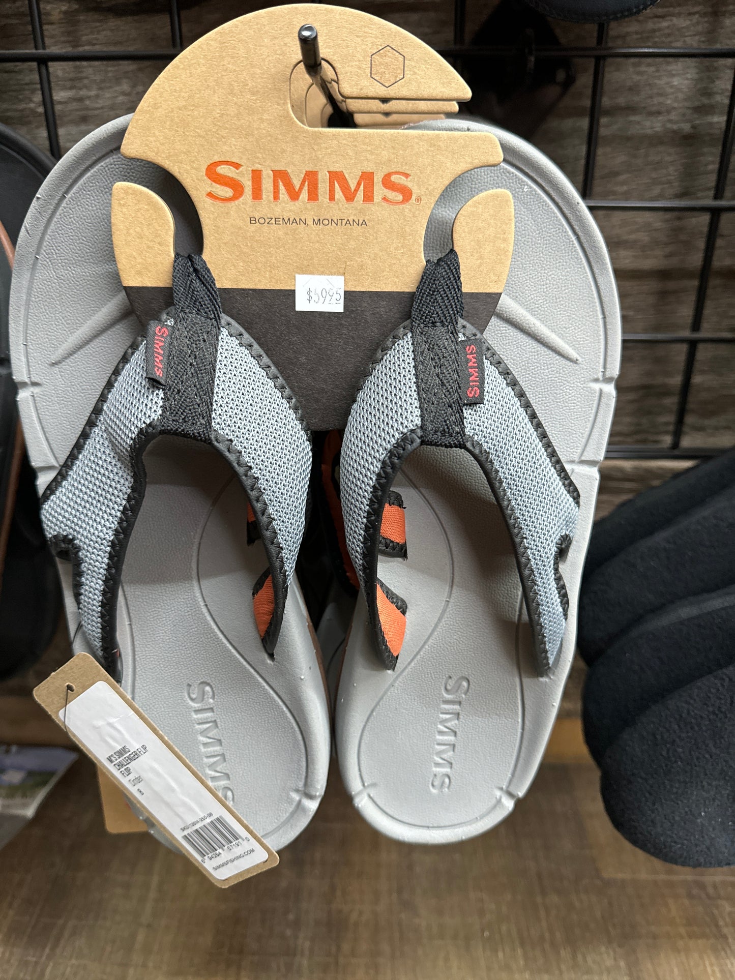 M’s Simms Challenger flip flops