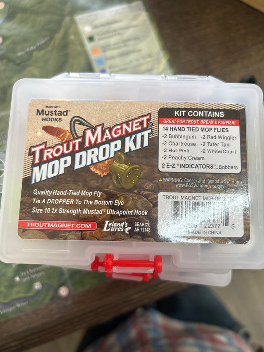 Trout magnet mop drop kit