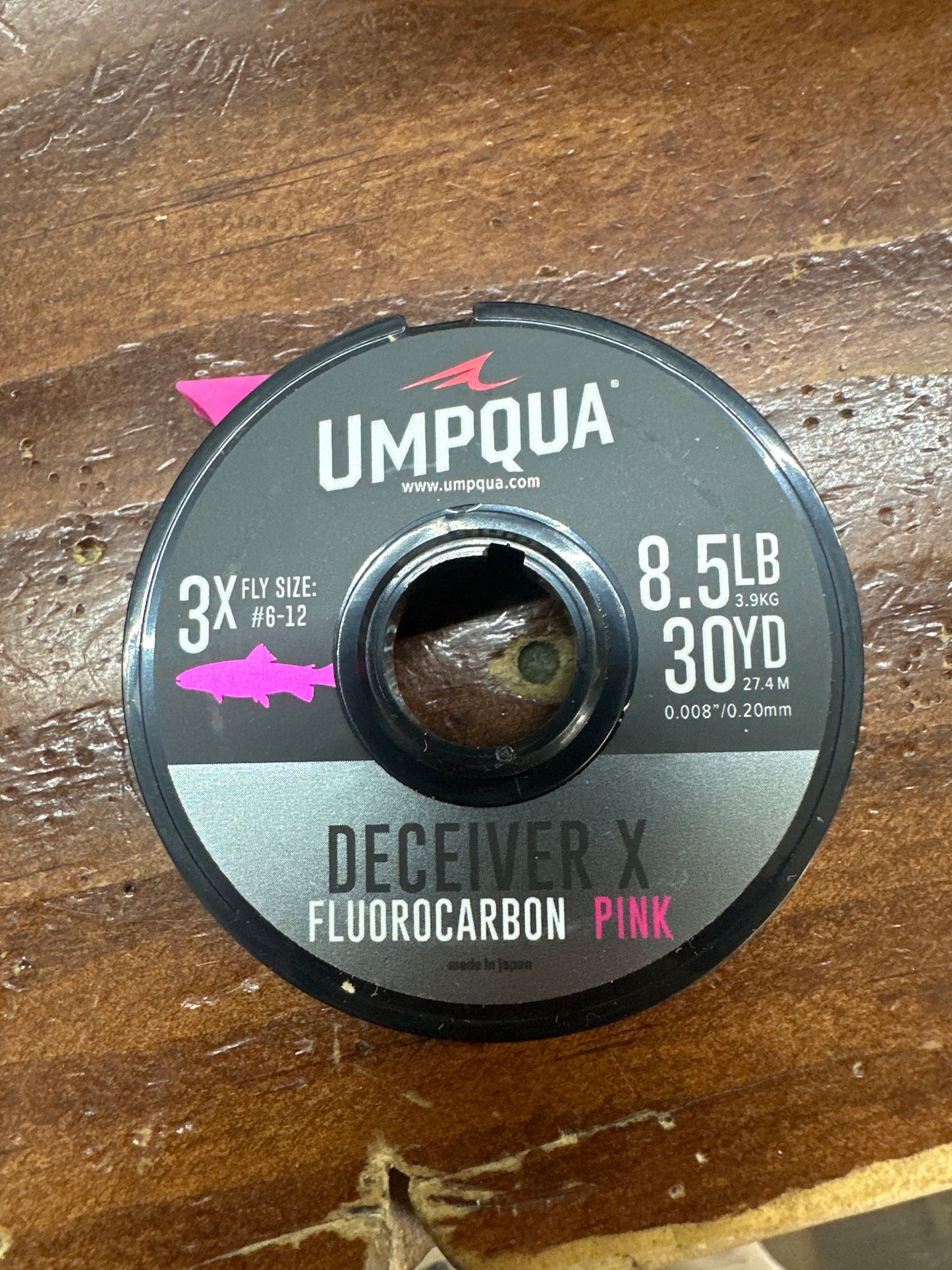 Deceiver x Fluoro tippet pink 3X