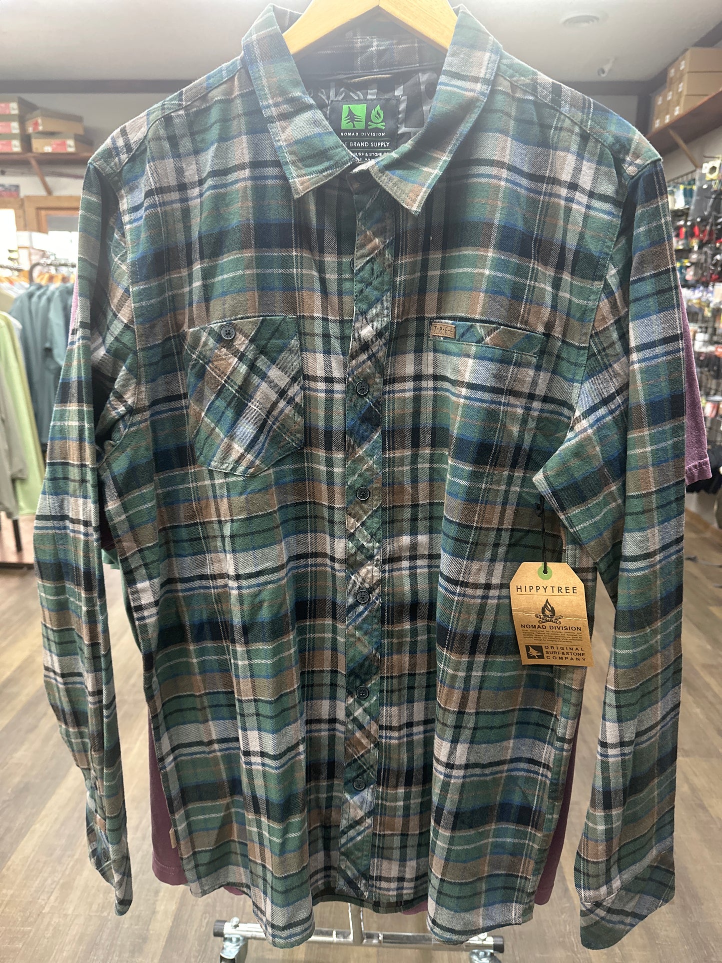 Hippie Tree-Tavern Flannel