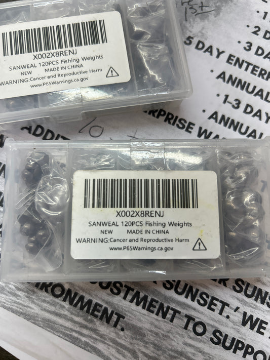Sanweal 120pc weights