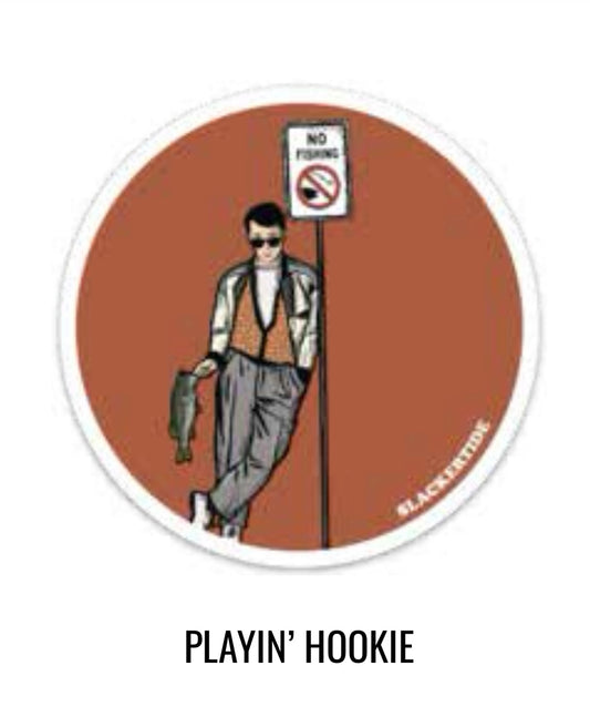 Playin’ hookie sticker