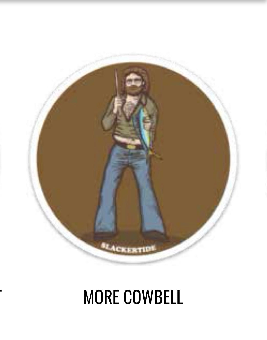 More Cowbell sticker