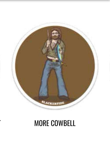 More Cowbell sticker