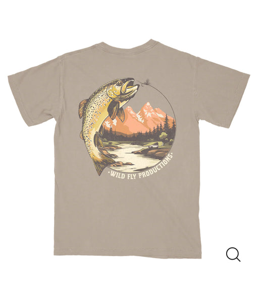Wild fly Teton tee