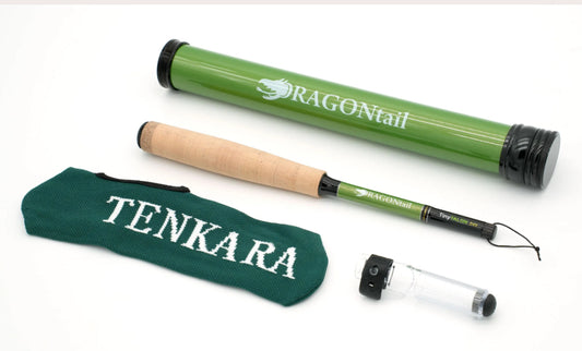 Dragon tail pocket tiny talon 8 ft rod with case