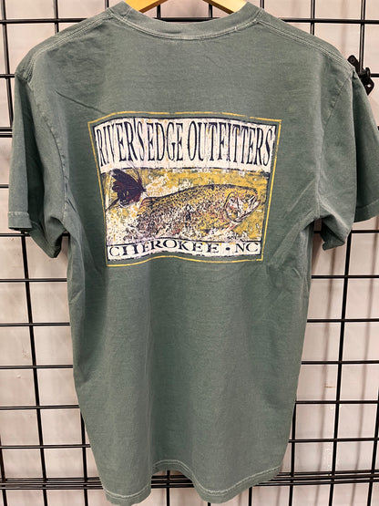 Rivers Edge Rustic Trout Laid Back Tee