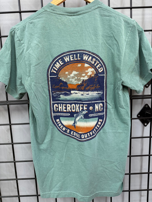 Rivers Edge Time Well Wasted Laid Back Tee