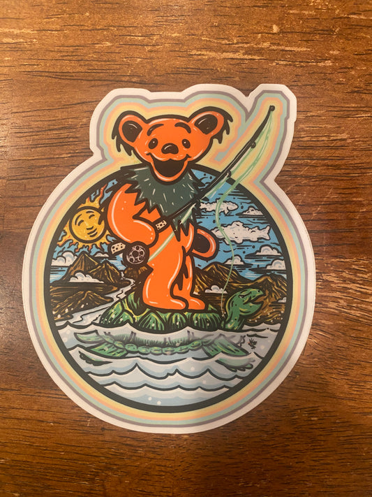 Dancing bear fly fishing