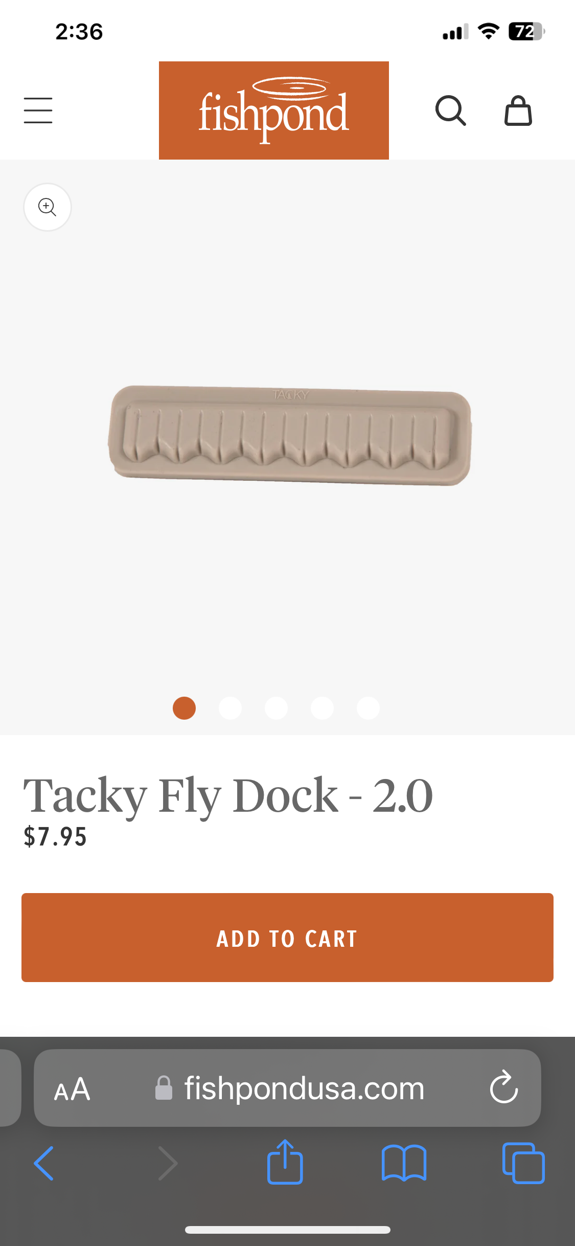 Fishpond tacky fly dock 2.0
