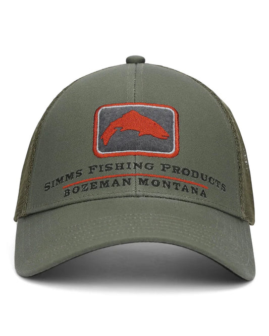 Simms Trout Icon Trucker - Smokey Olive