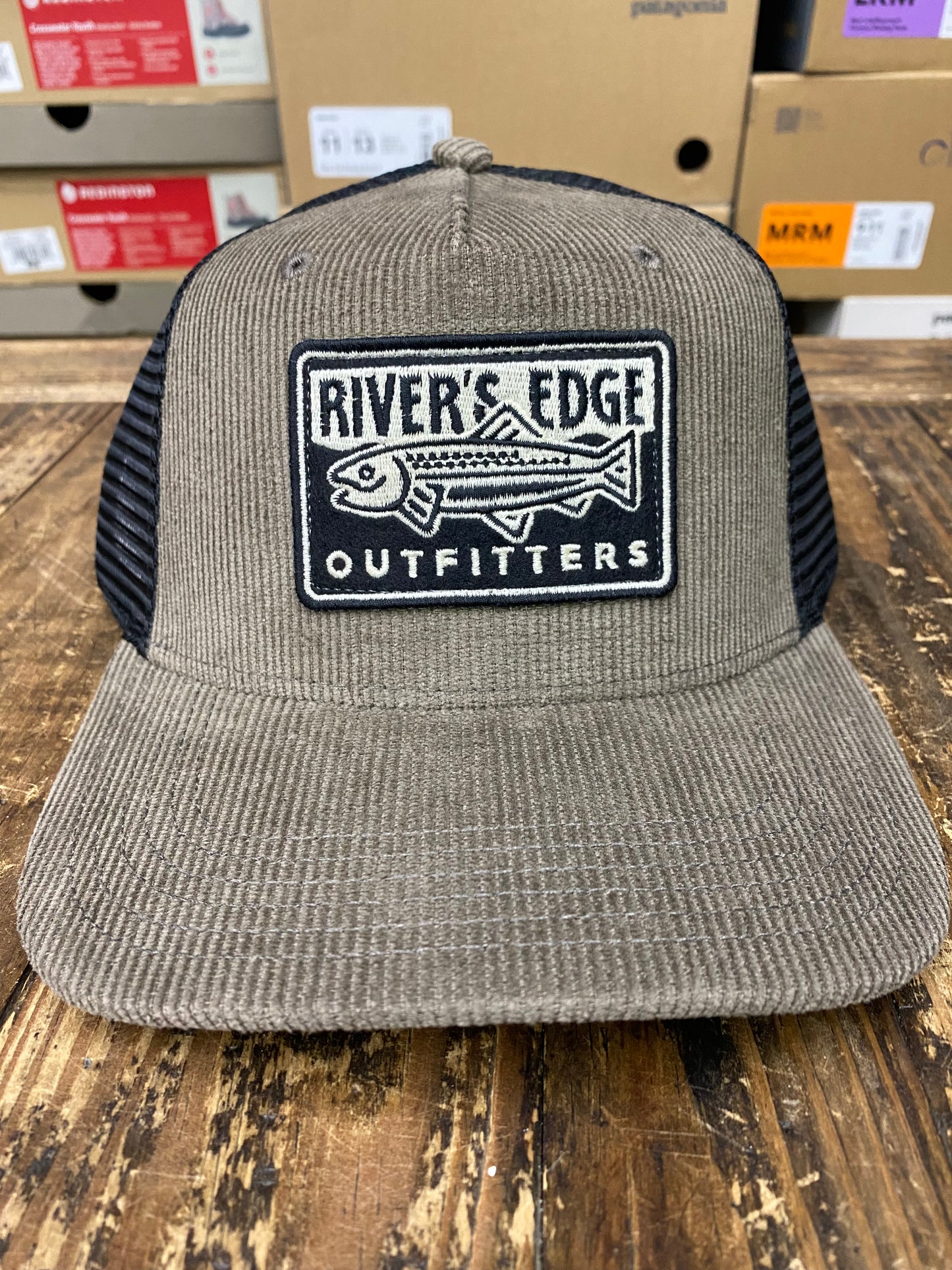 REO corduroy hat