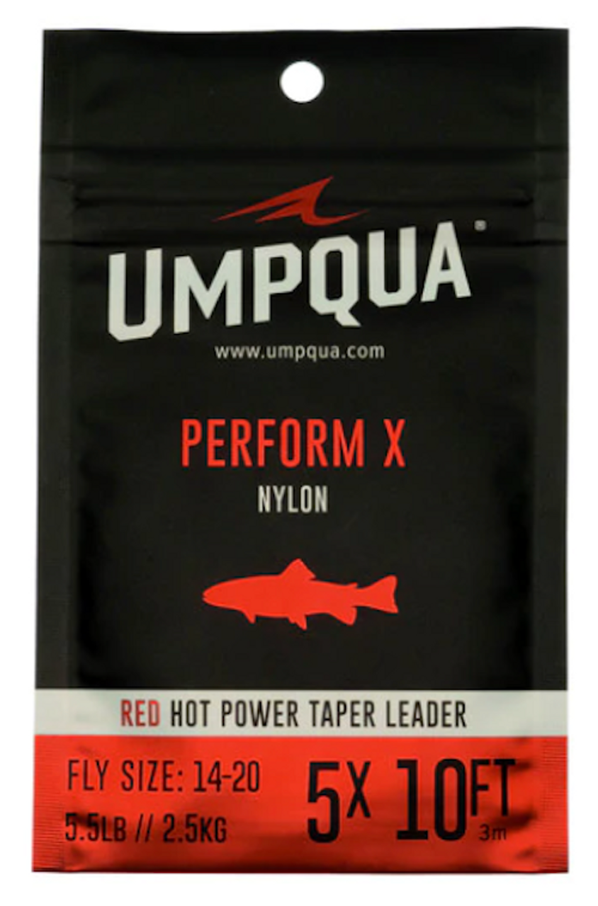 Umpqua Perform X Nylon Red Hot Power Taper Leader