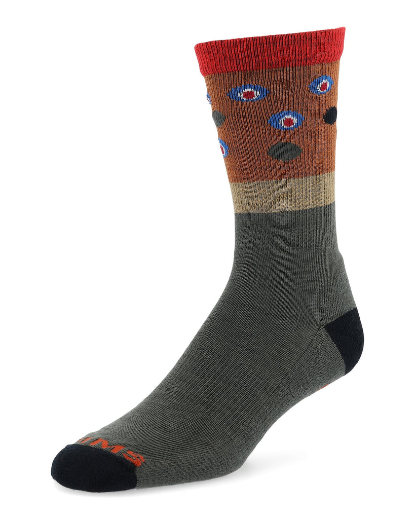 Simms Mens Daily Sock Troutscape