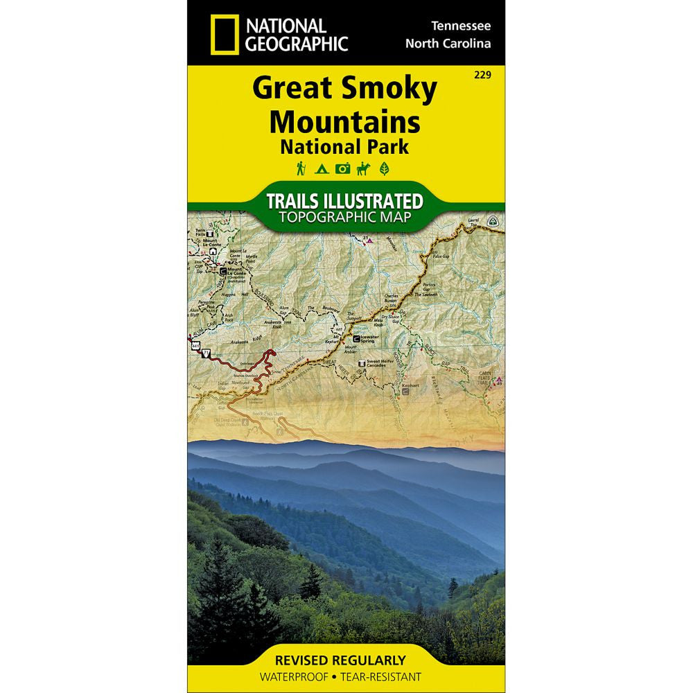National Geographic Great Smoky Mountains National Park Map #229